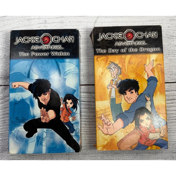 Other - Jackie Chan Adventures VHS Lot The Power Within & The Day of the Dragon 2001